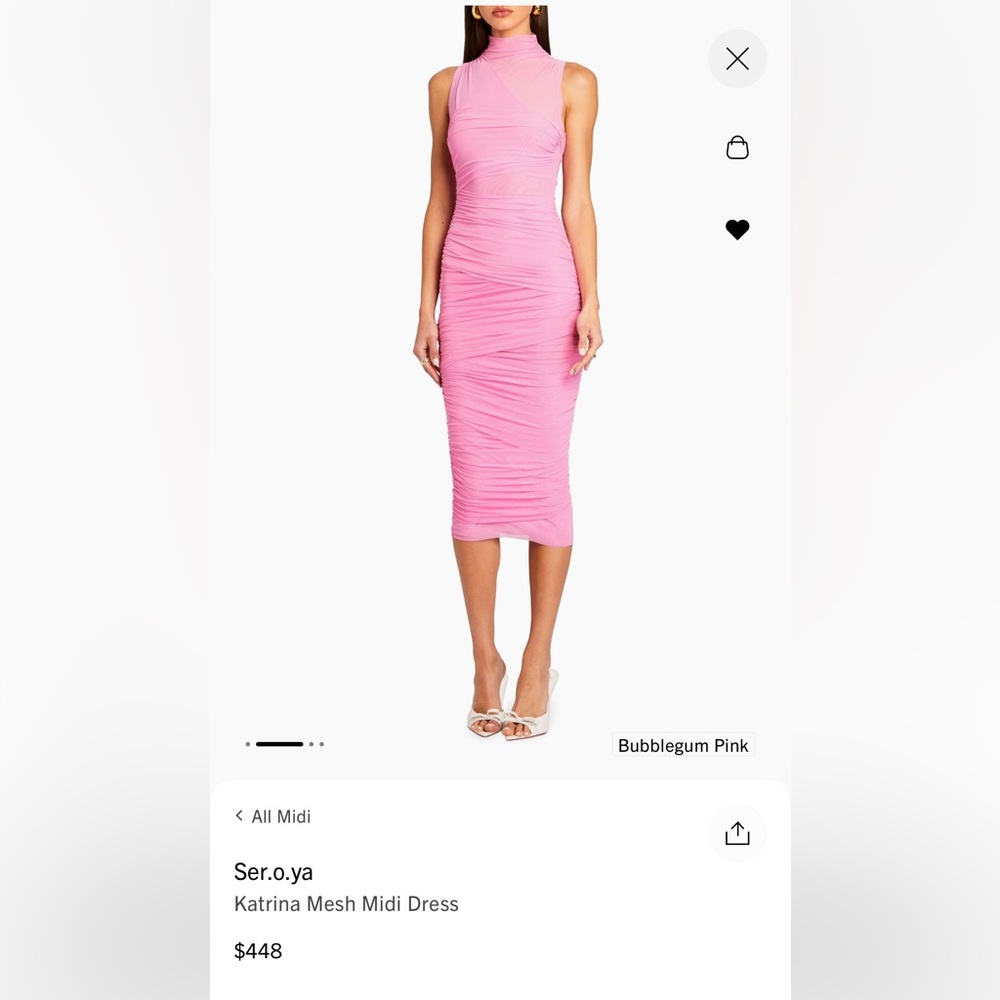 Ser.o.ya
Katrina Mesh Midi Dress